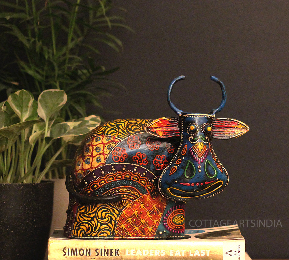 Wooden Cow Embossed Painting