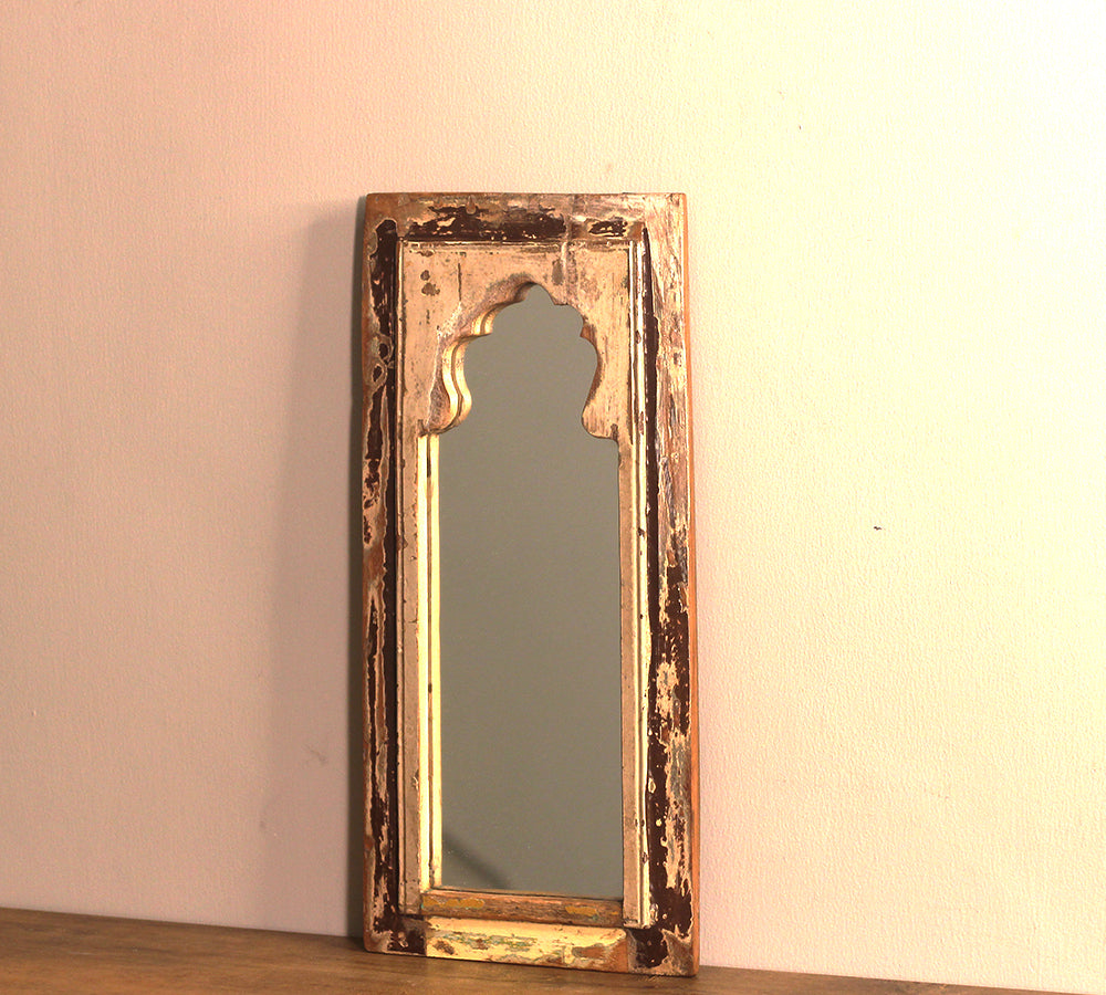 Vintage Wood Mirror Jharokha