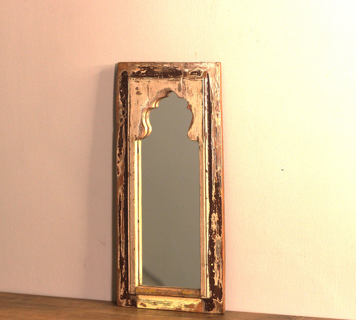 Vintage Wood Mirror Jharokha