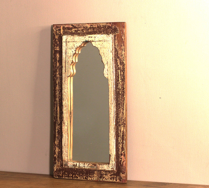Vintage Wood Mirror Jharokha