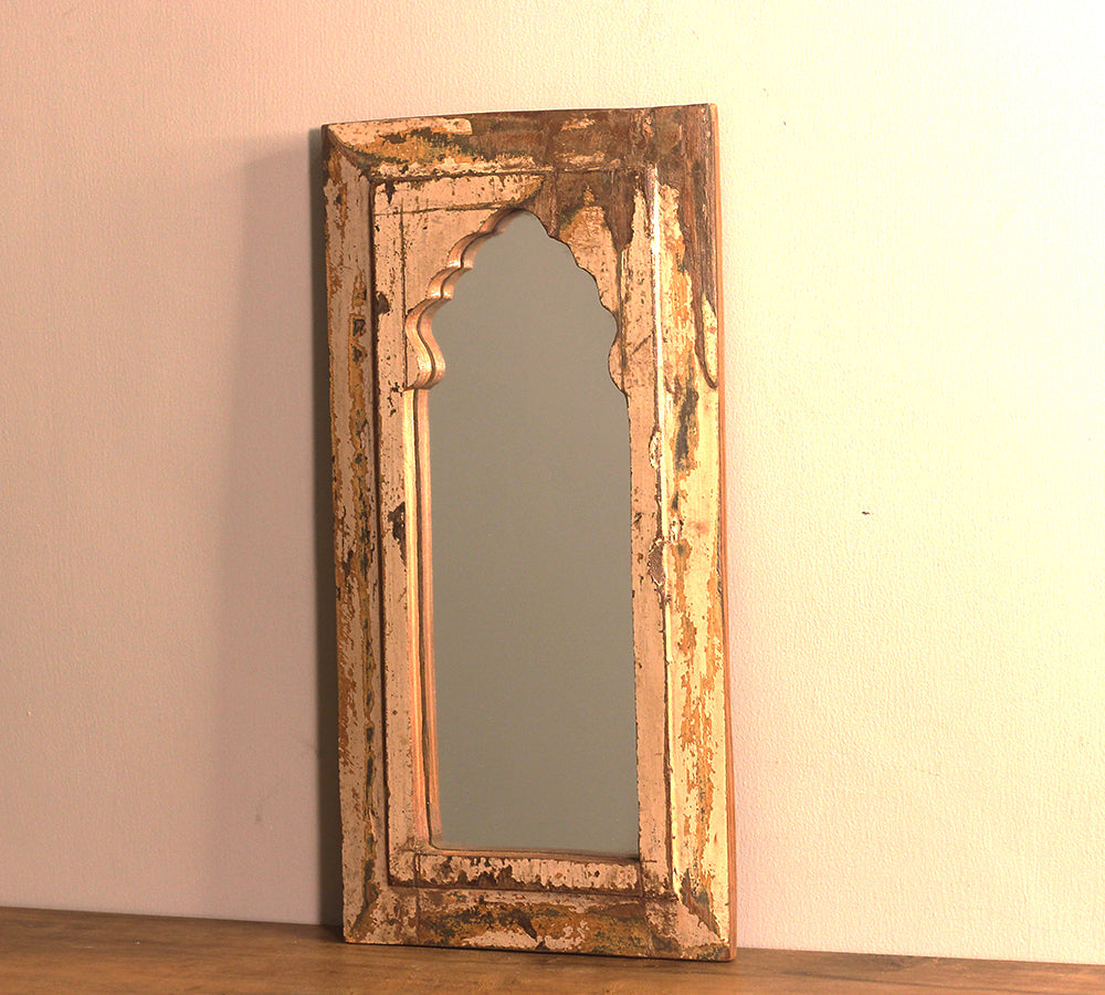 Vintage Wood Mirror Jharokha