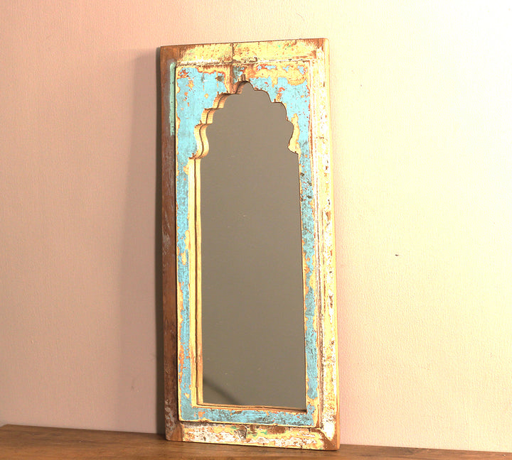 Vintage Wood Mirror Jharokha