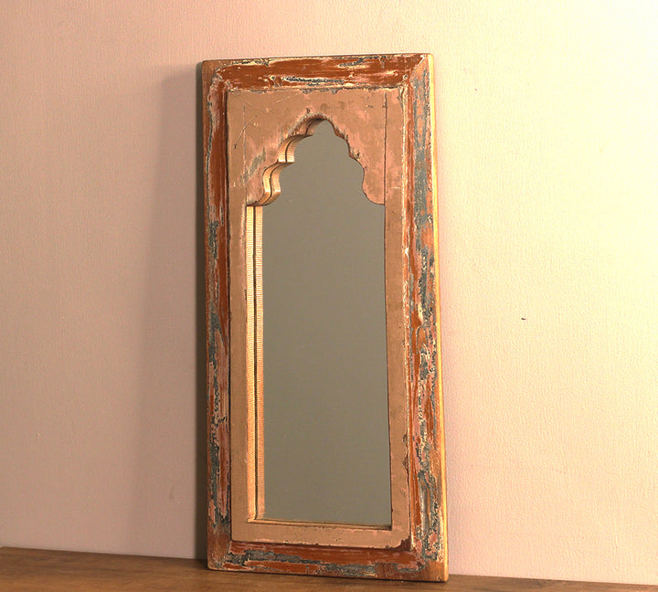 Vintage Wood Mirror Jharokha