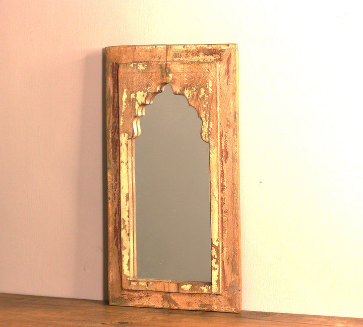 Vintage Wood Mirror Jharokha