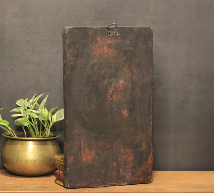 Vintage Wood /Stone Shiva Idol