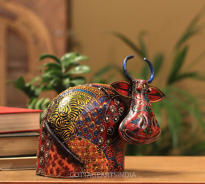 Wooden Cow Embossed Painting