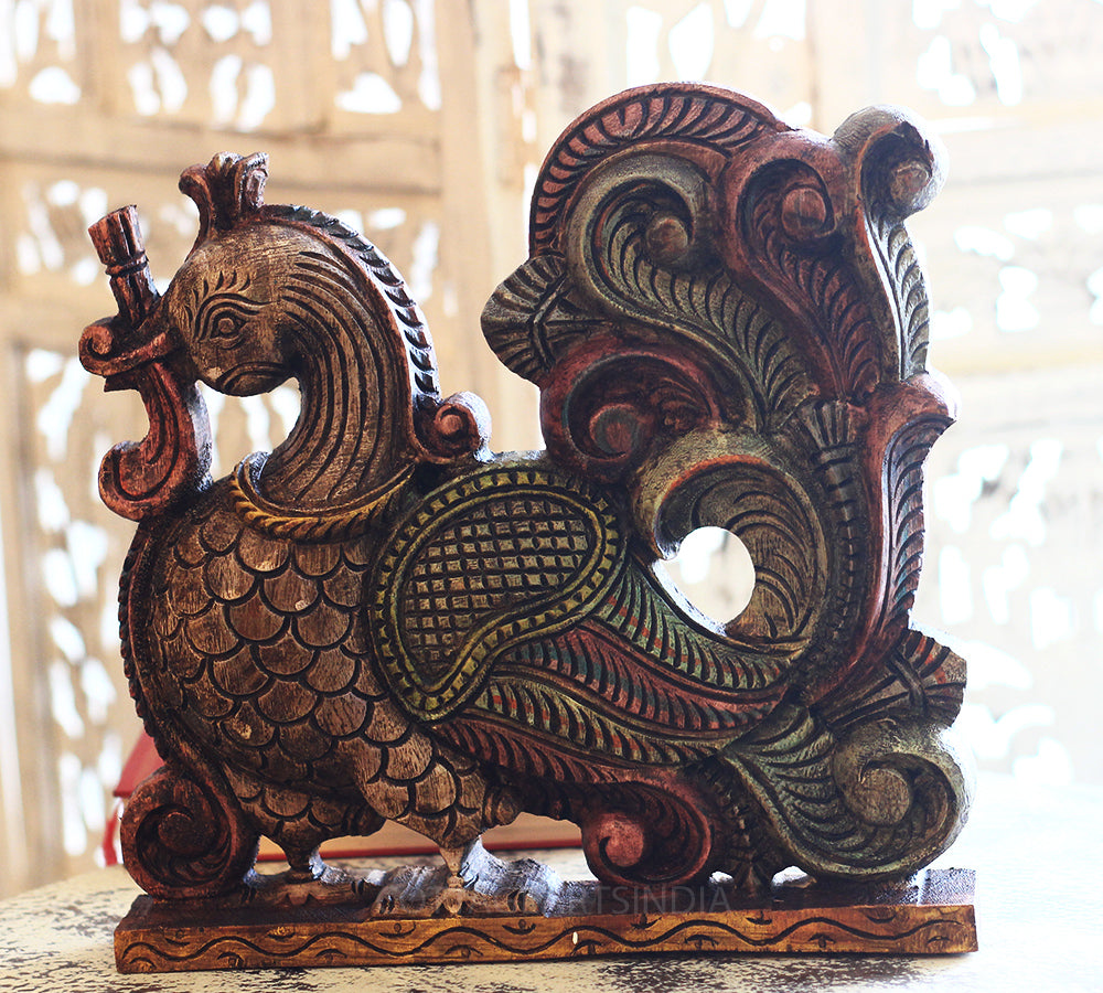 Wooden Swan Wall Decor