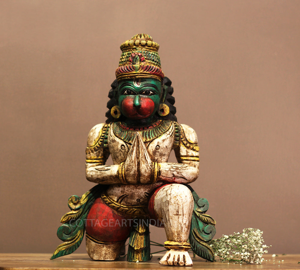 Wooden Hanuman