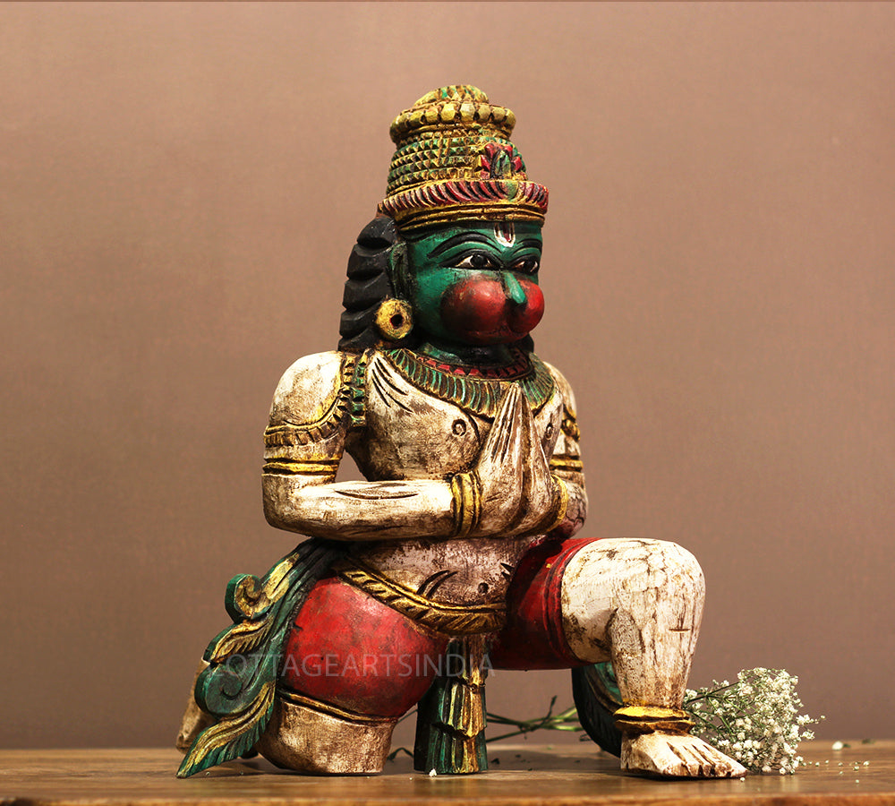 Wooden Hanuman