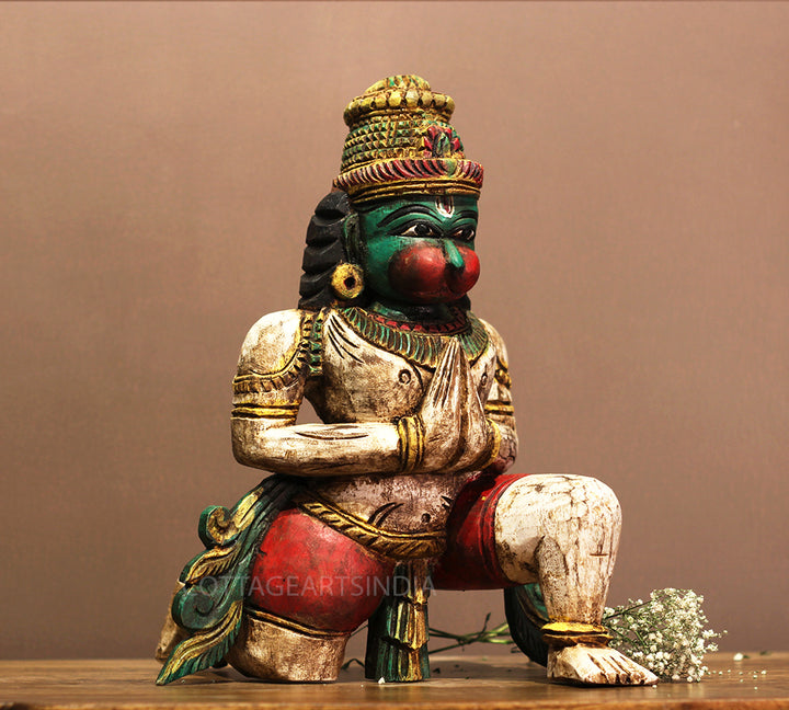 Wooden Hanuman