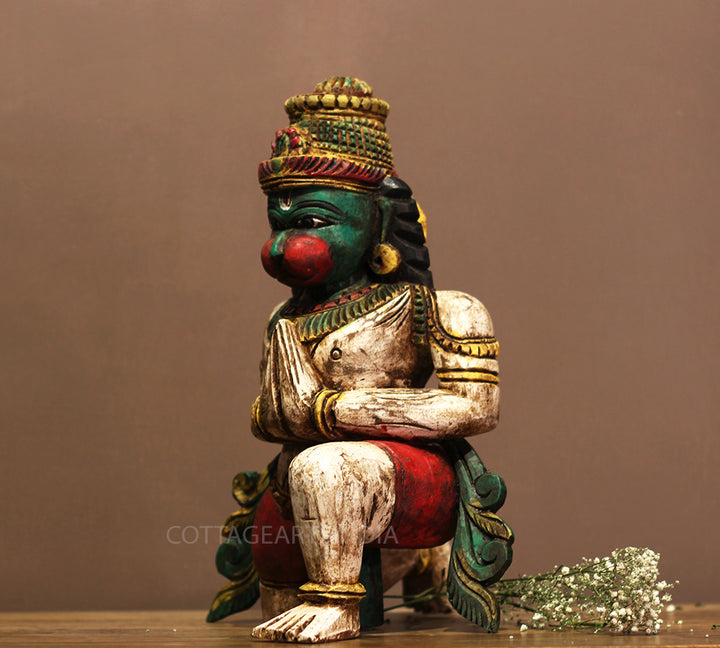 Wooden Hanuman