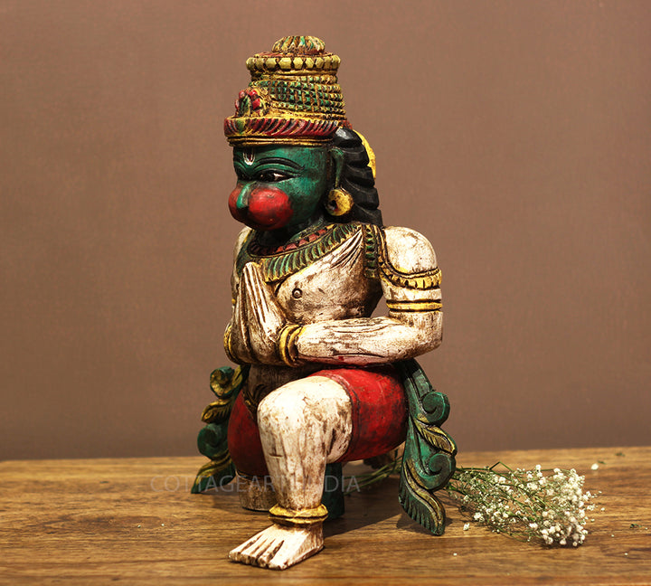Wooden Hanuman