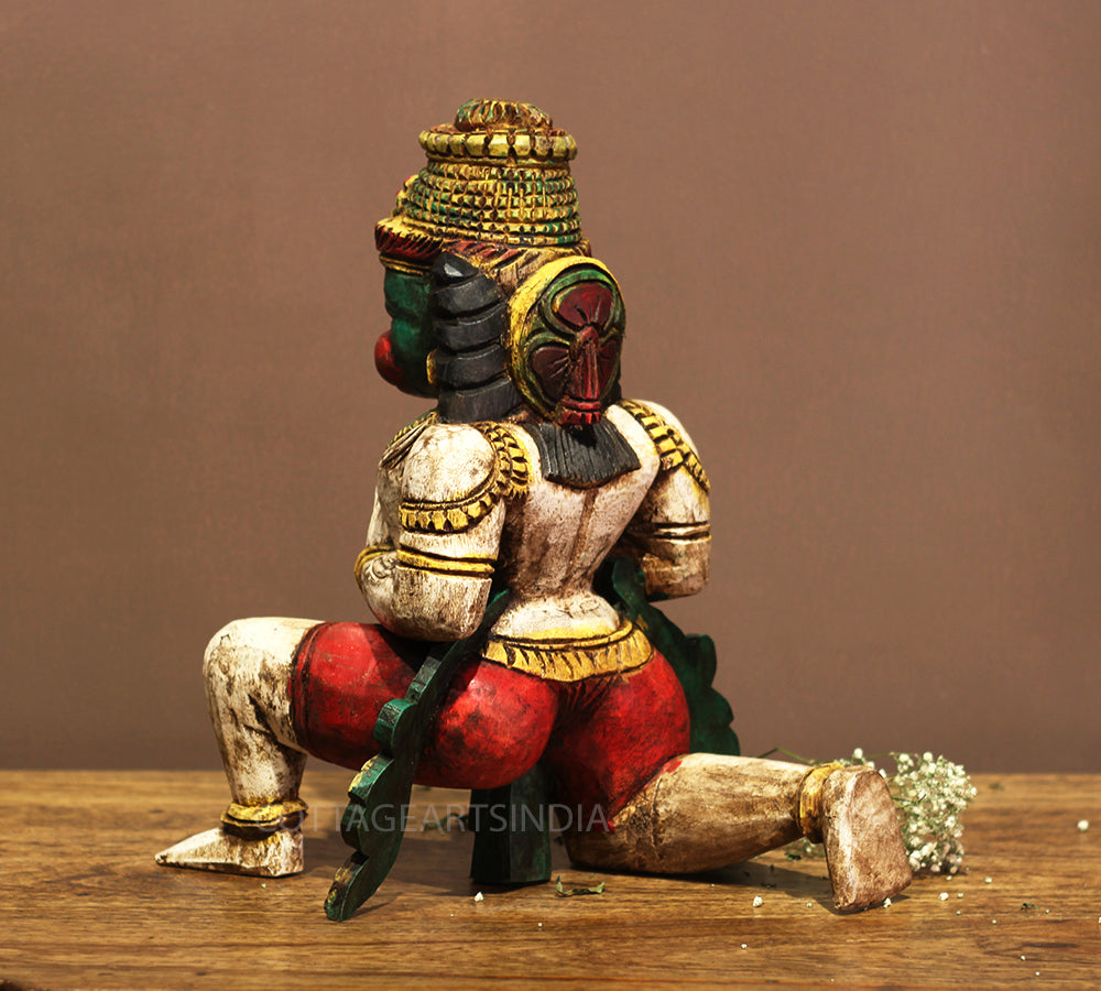 Wooden Hanuman