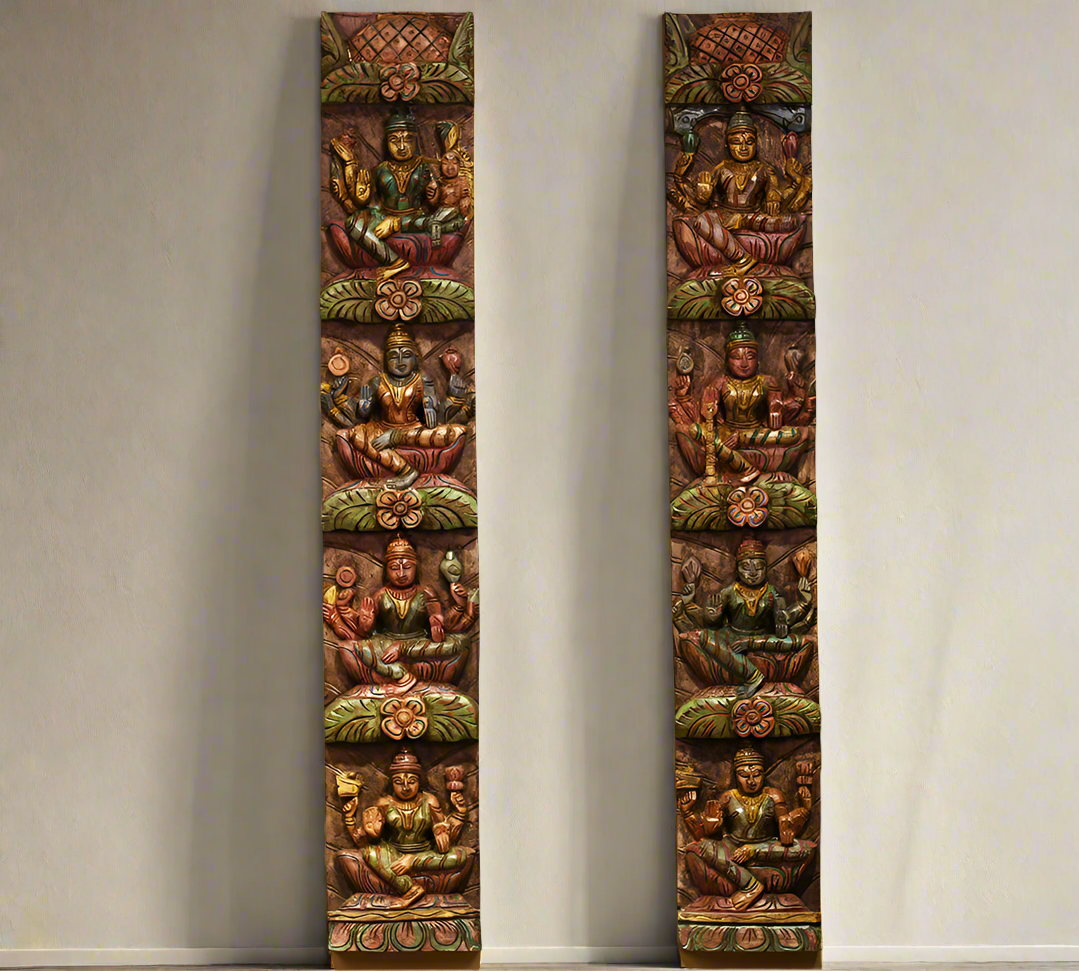 Wooden Wall Panel Ashtalakshmi 36"