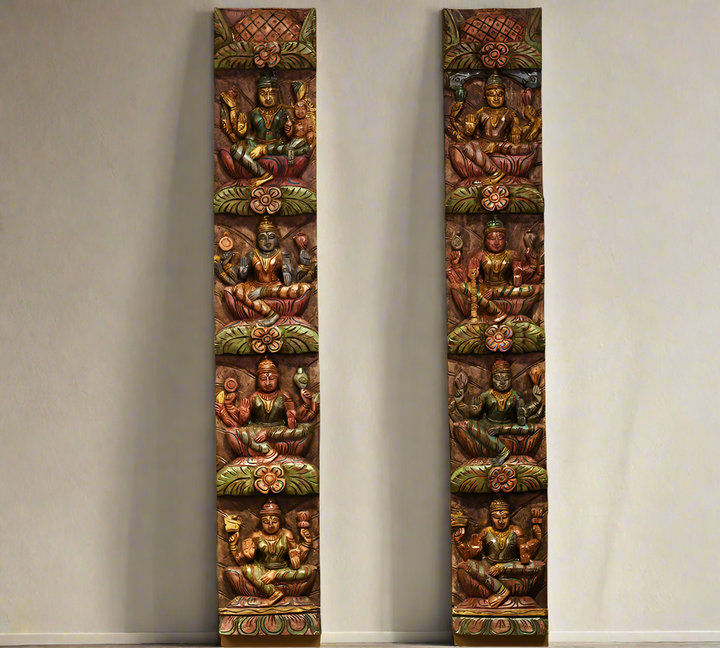 Wooden Wall Panel Ashtalakshmi 36"