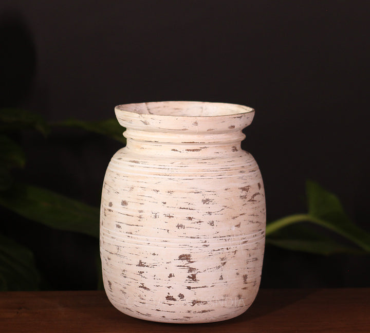 Wooden Vintage Pot