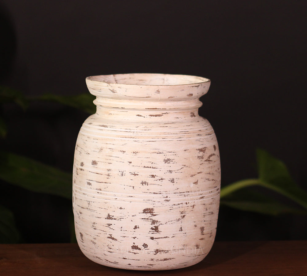 Wooden Vintage Pot