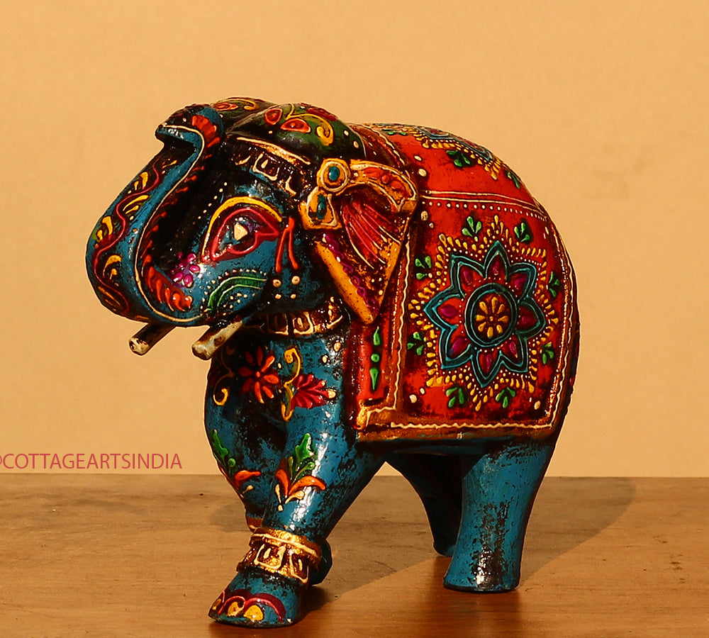 Wooden Elephant 8.5"