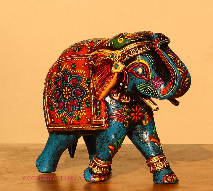 Wooden Elephant 8.5"