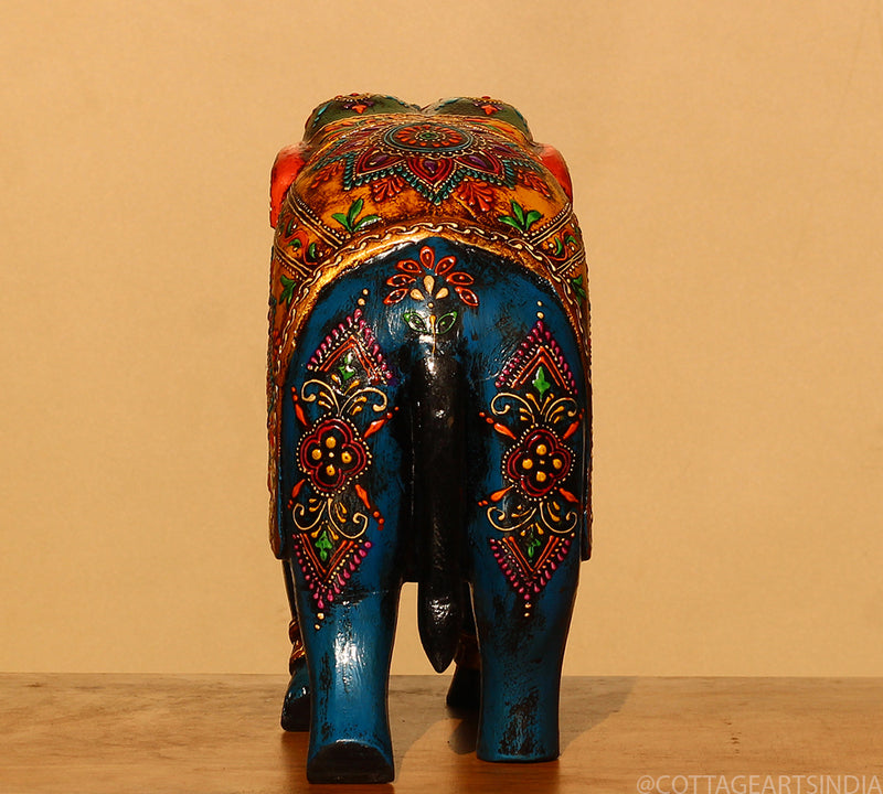 Wooden Elephant 10"