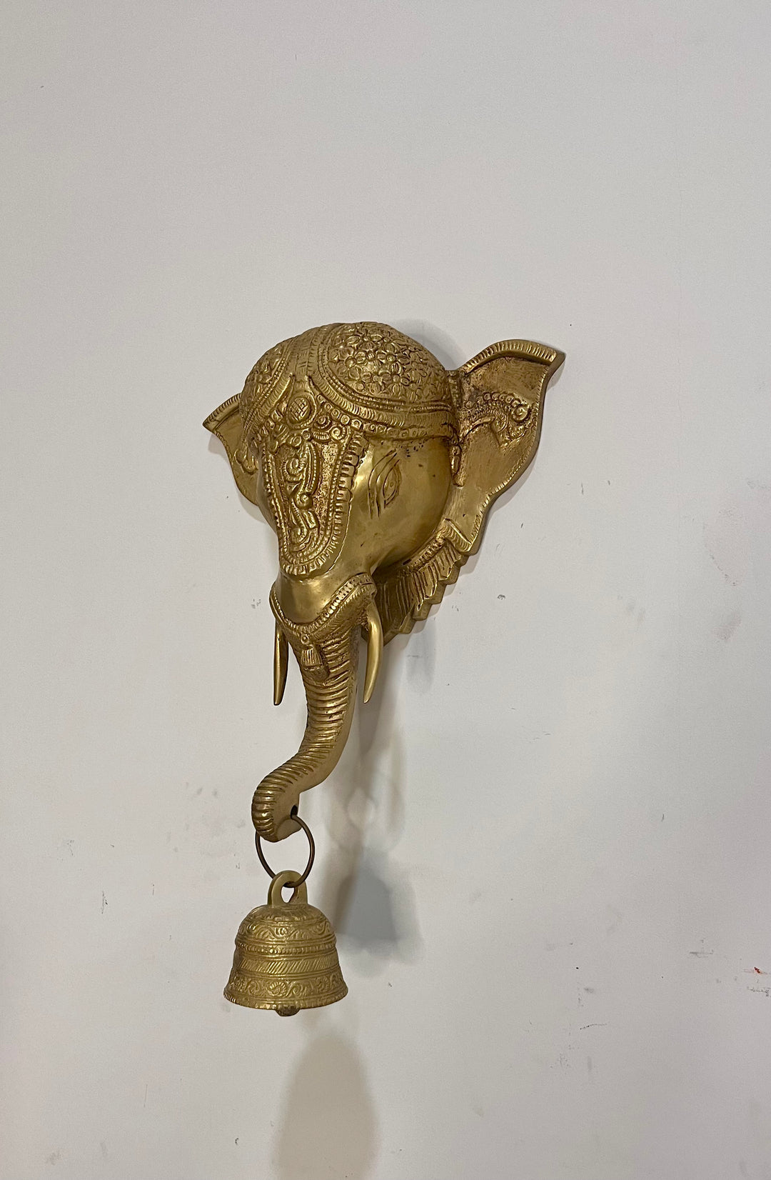 Brass Elephant Bell Big