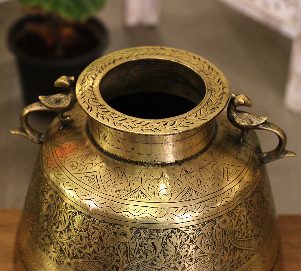 Brass Vintage Planter