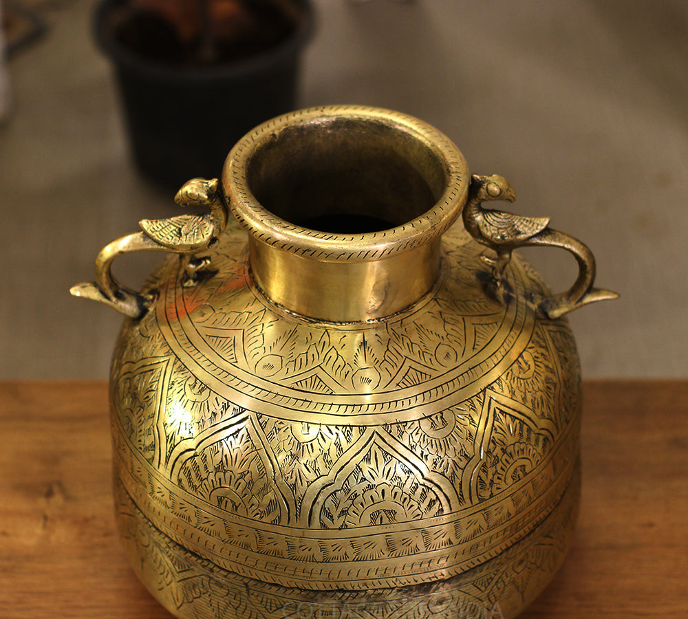 Brass Vintage Planter