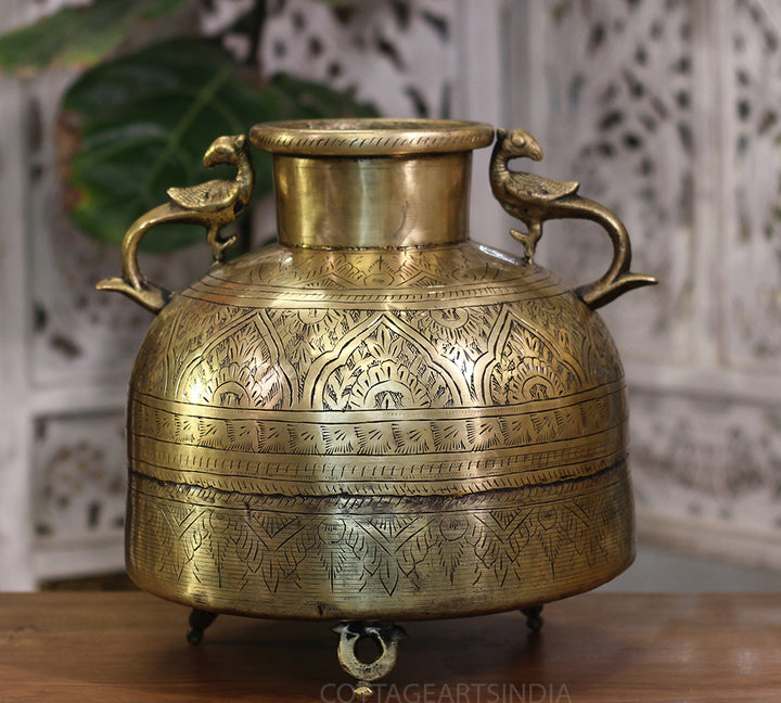 Brass Vintage Planter