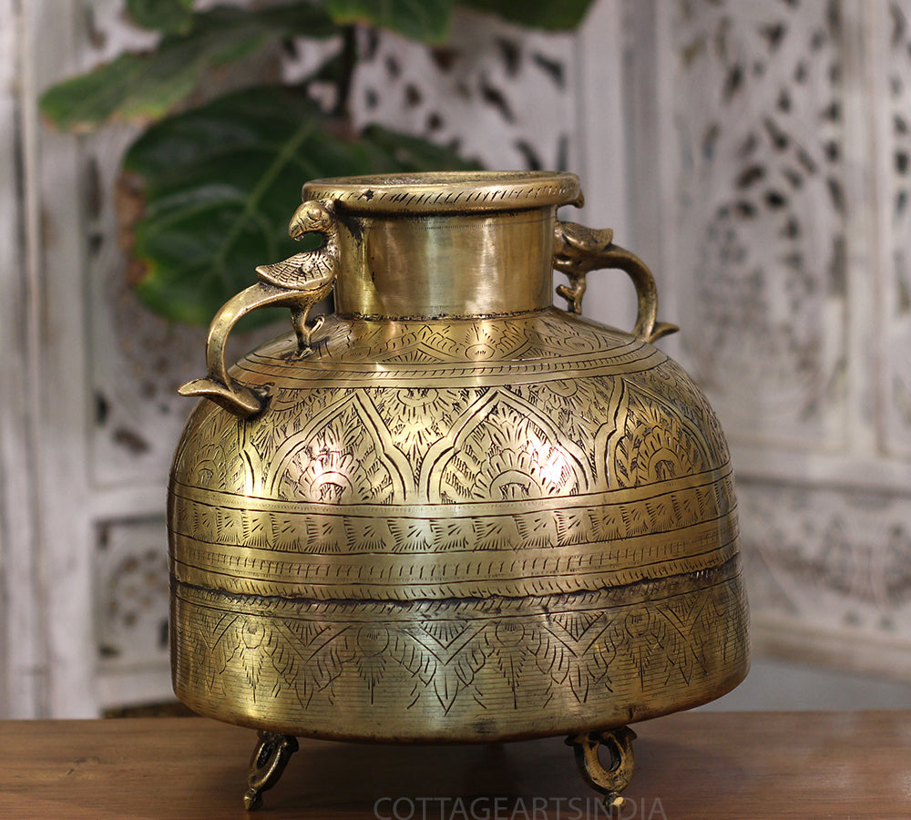 Brass Vintage Planter