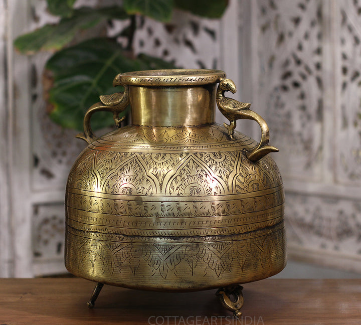 Brass Vintage Planter