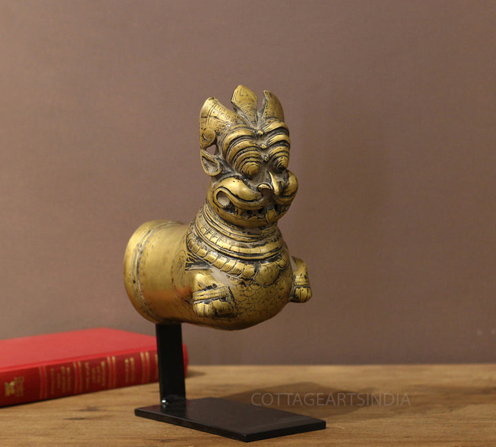 Brass Vintage Finish Palanquin on Stand