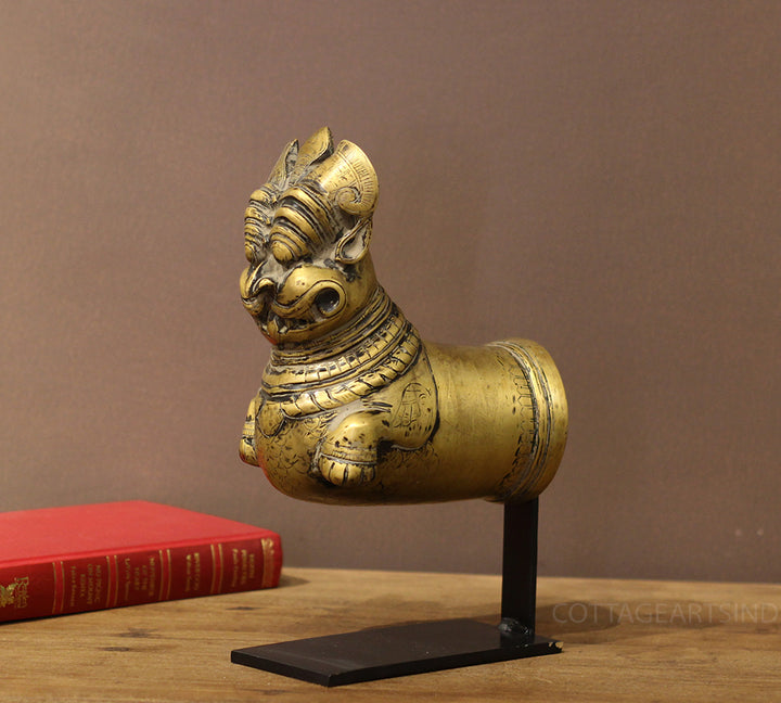 Brass Vintage Finish Palanquin on Stand