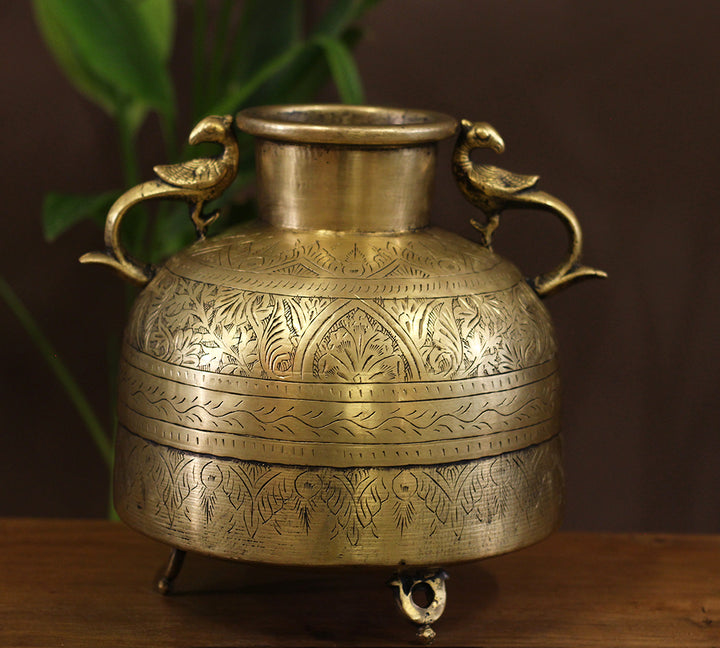 Brass Vintage Planter