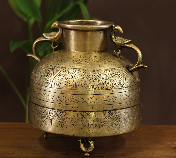 Brass Vintage Planter