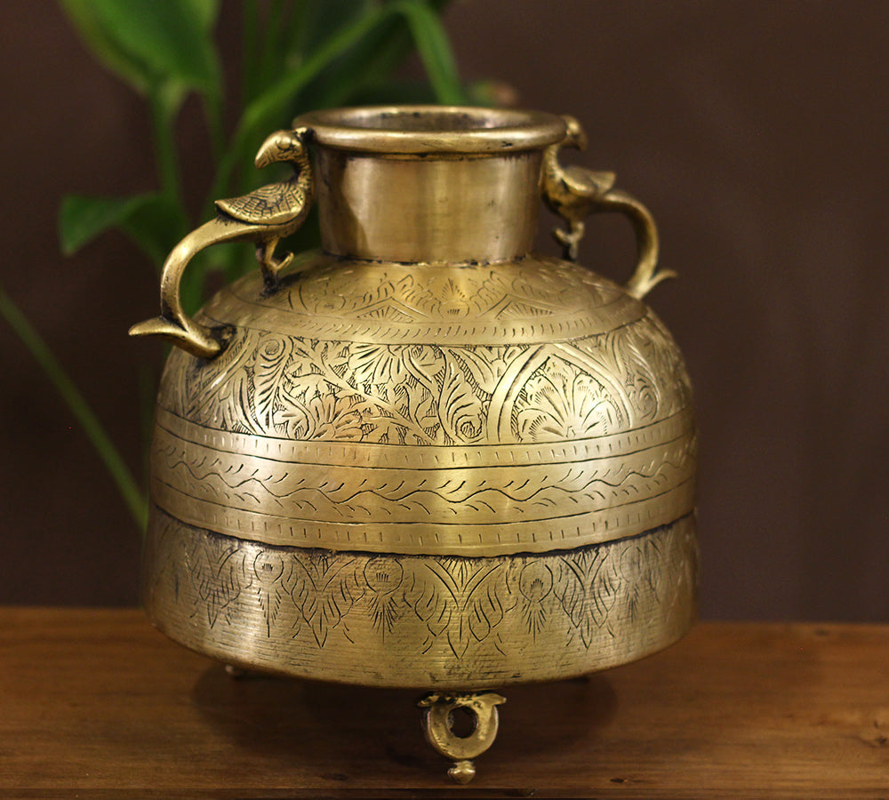 Brass Vintage Planter