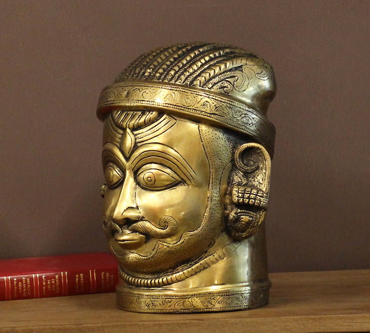 Brass Shiva Mukhlingam 12"