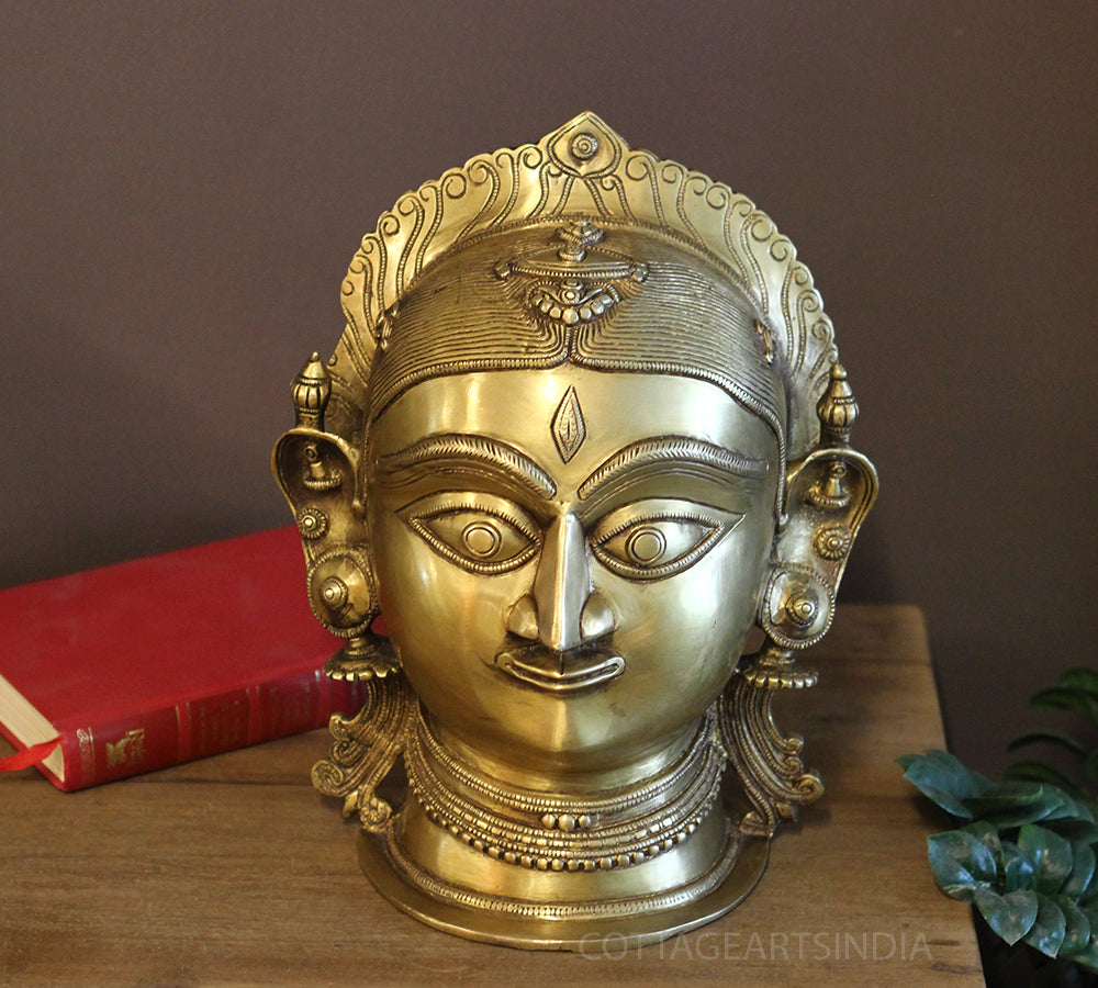 Brass Gauri Head 12"