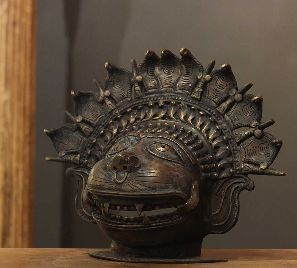 Bronze Panjurli Bhuta Mask -Rare Find