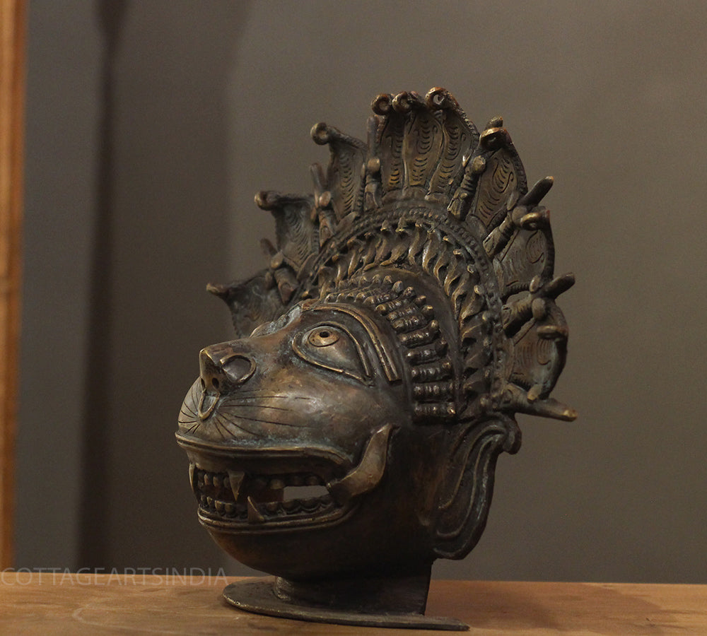 Bronze Panjurli Bhuta Mask -Rare Find