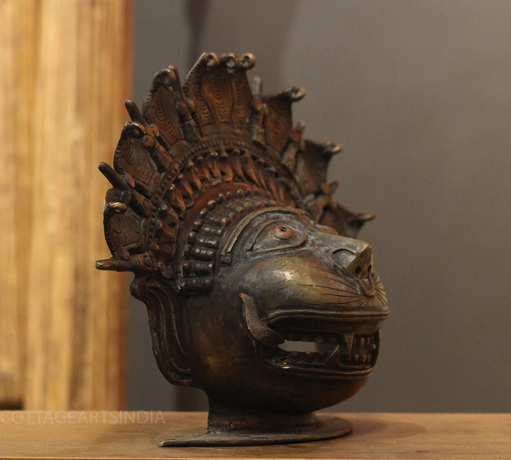 Bronze Panjurli Bhuta Mask -Rare Find