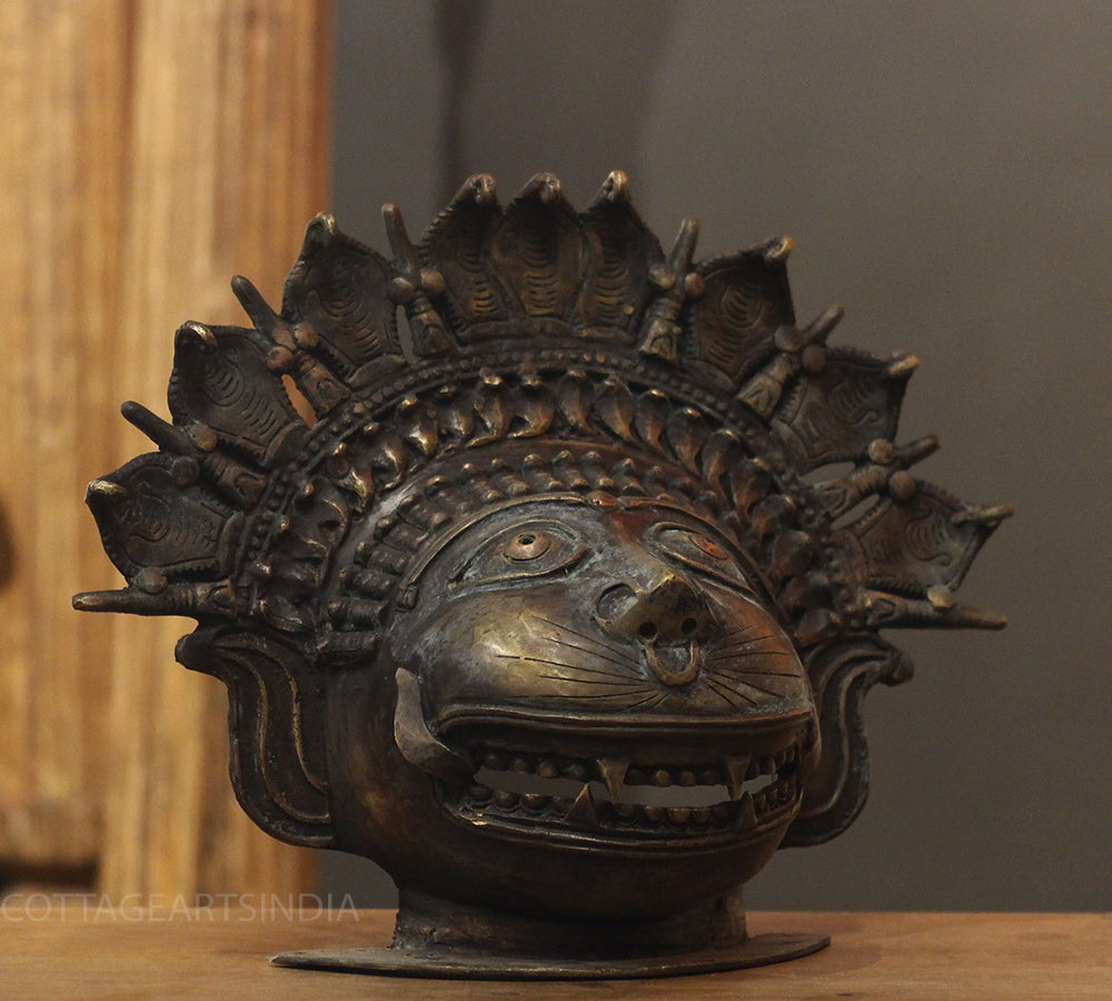 Bronze Panjurli Bhuta Mask -Rare Find