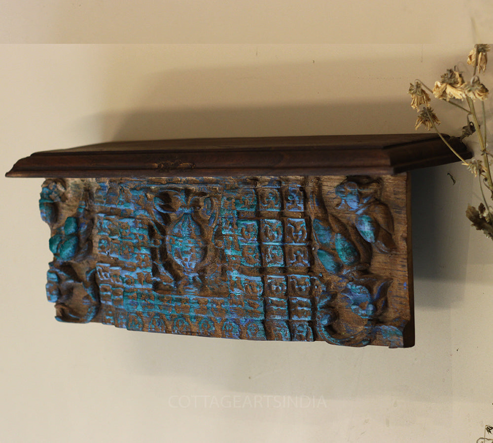Wooden Vintage Wall Shelf Reclaimed Wood