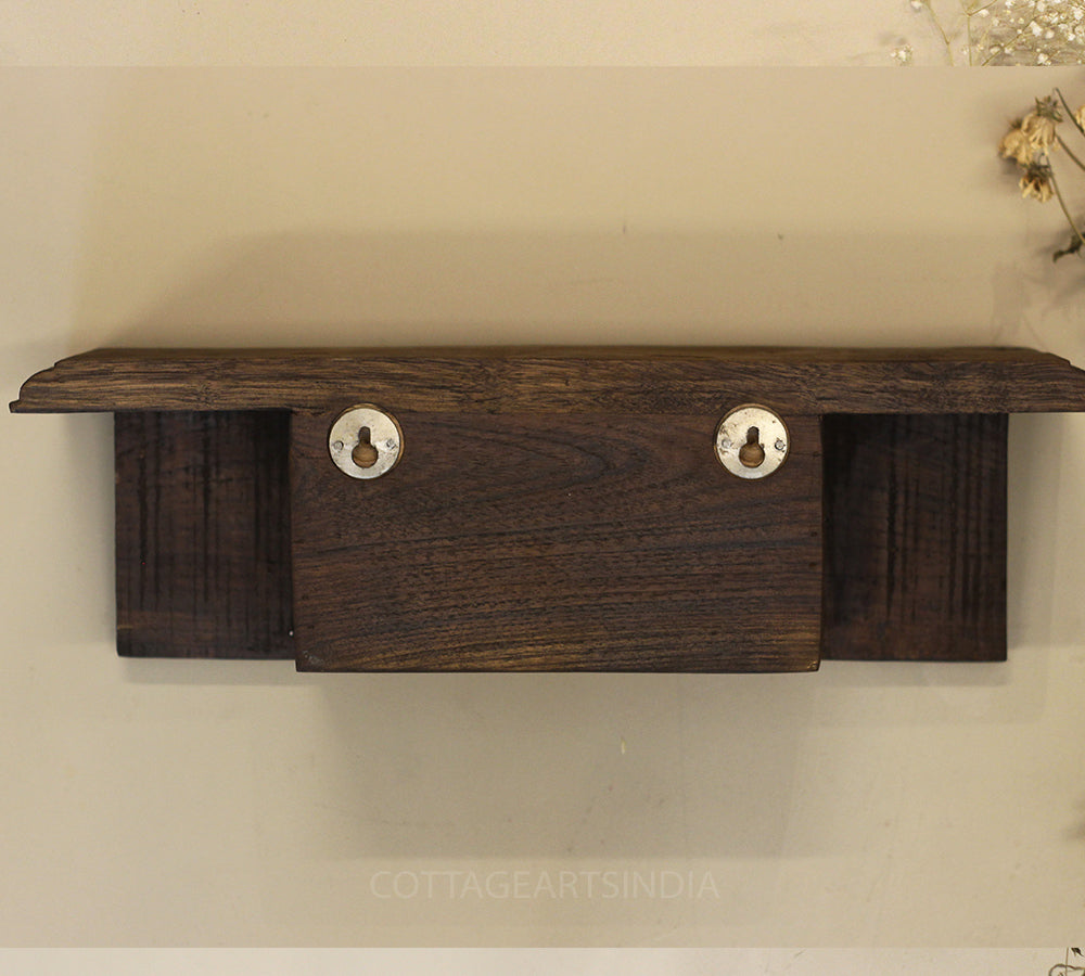 Wooden Vintage Wall Shelf Reclaimed Wood
