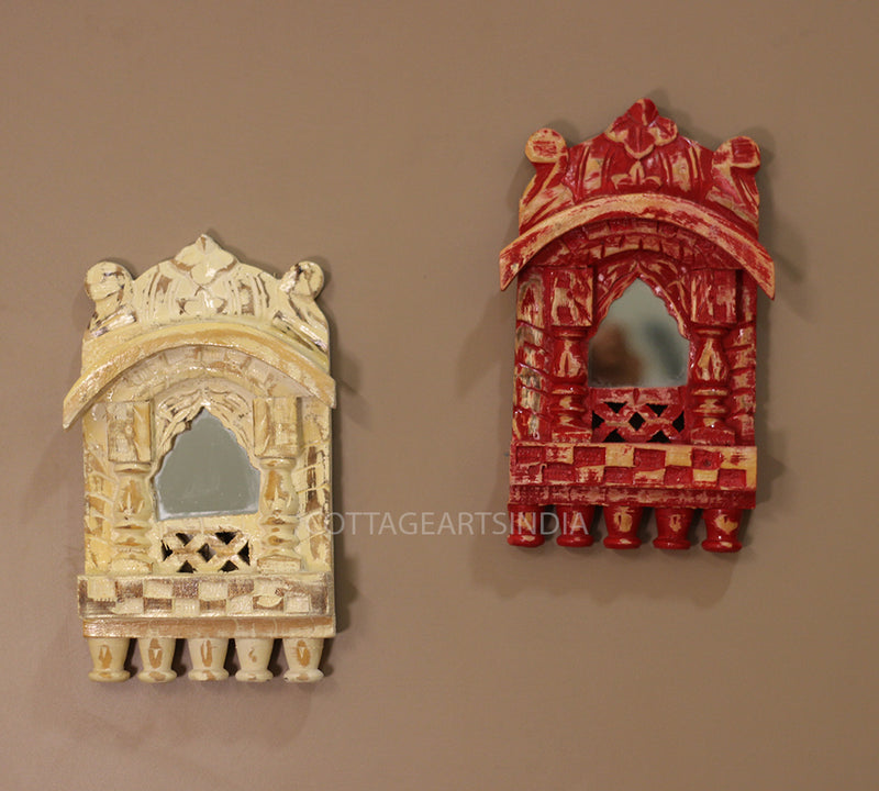 Wooden Jharokha Set of 2