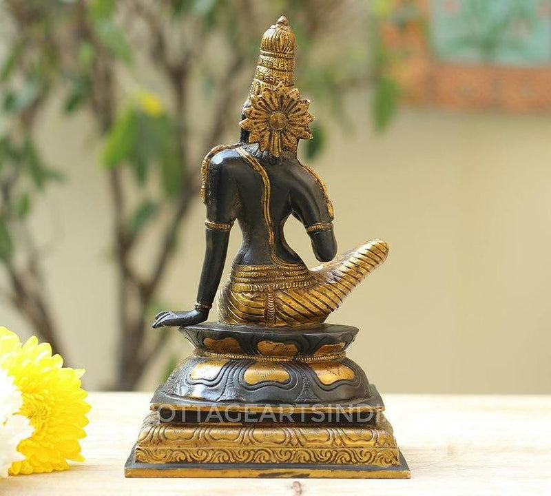 Brass Devi Uma Parameshwari Parvati Sitting