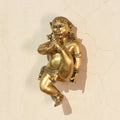 Brass Bala Krishna Wall Hanging