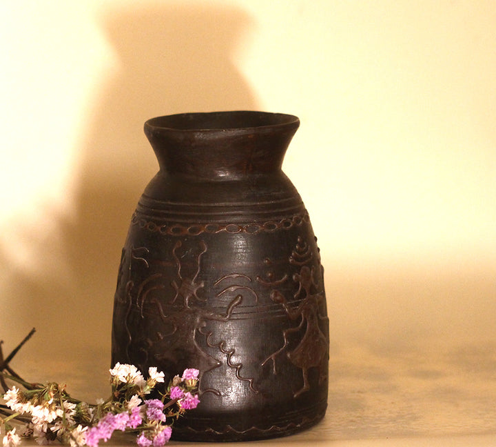 Wooden Vintage Pot