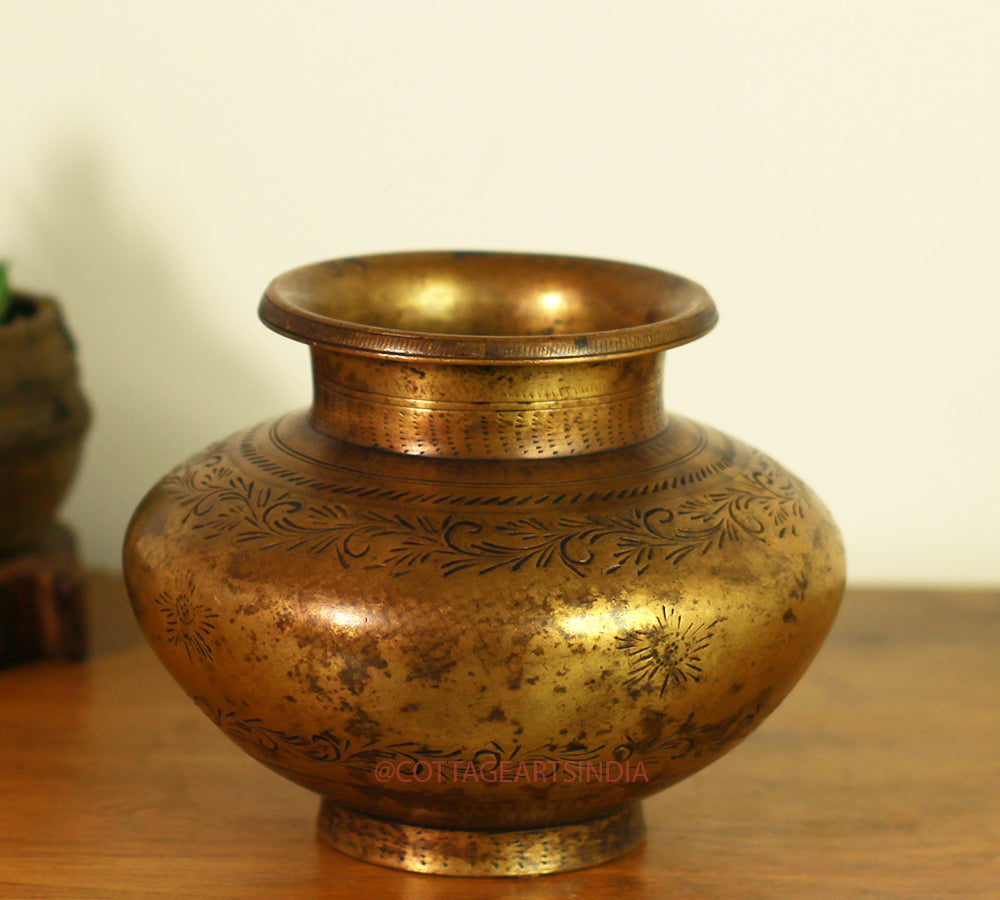 Brass  Vintage Pot