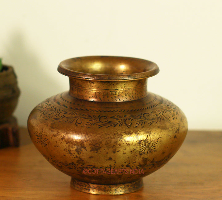 Brass  Vintage Pot
