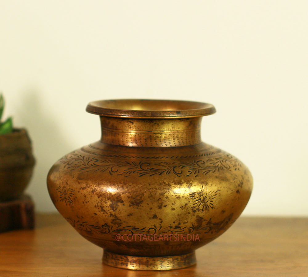 Brass  Vintage Pot